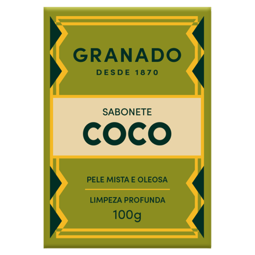 Sabonete Barra Glicerinado Coco 100g Granado