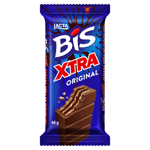 Chocolate Bis Extra Ao Leite 45g Wafer Crocante Lacta