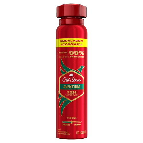 Desodorante spray masculino Adventure 124g Old Spice