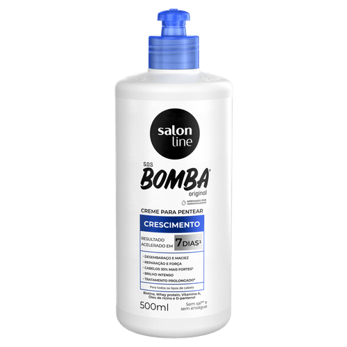 Creme Pentear Salon Line Sos Bomba Vitamina 500Ml - Salon Line Bomba