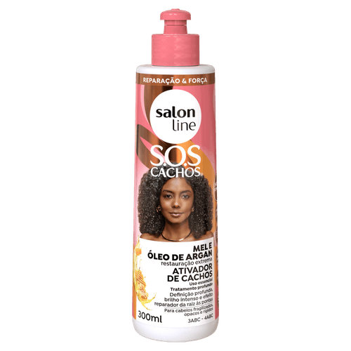 Ativador de Cachos SOS Intensos 300ml Salon Line