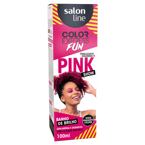 Coloração Semi-Permanente Fun Color Express Pink Show 100ml Salon Line