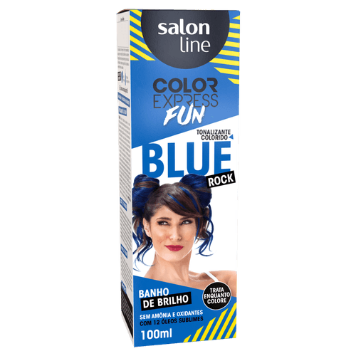 Coloração Semi-Permanente Fun Color Express Blue Rock 100ml Salon Line