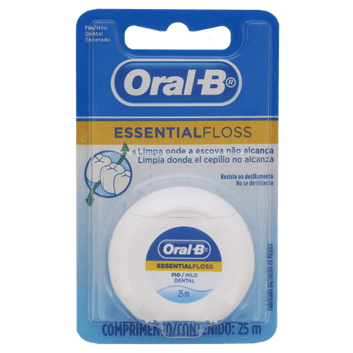 Fio Dental Encerado Menta 25m Oral-B