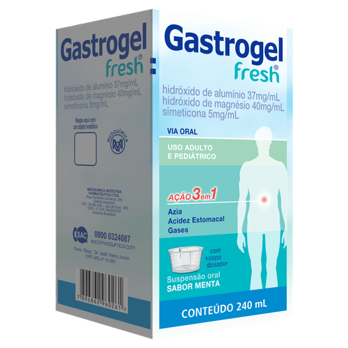 Gastrogel Médioquim Sabor Laranja 240ml