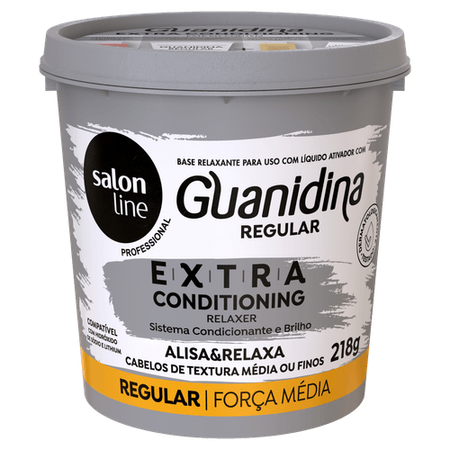 Relaxamento Extra Guani Guanidina Brilho 218g Salon Line