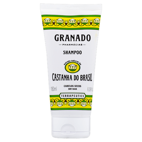 Shampoo Castanha Terrapeutics 180ml Granado - Hidratação para Cabelos Secos