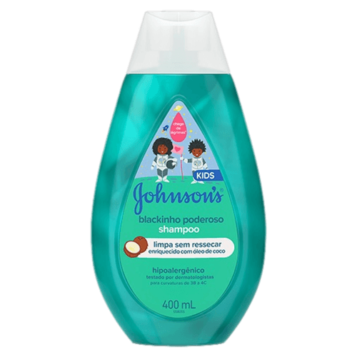 Shampoo Johnson's Kids Blackinho Poderoso - 400ml