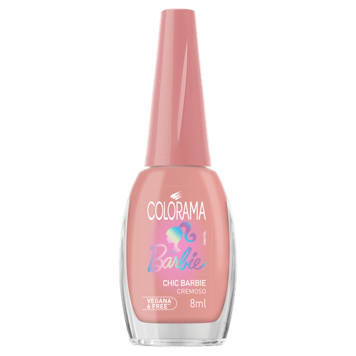 Esmalte Cremoso Barbie Chic 8ml Colorama