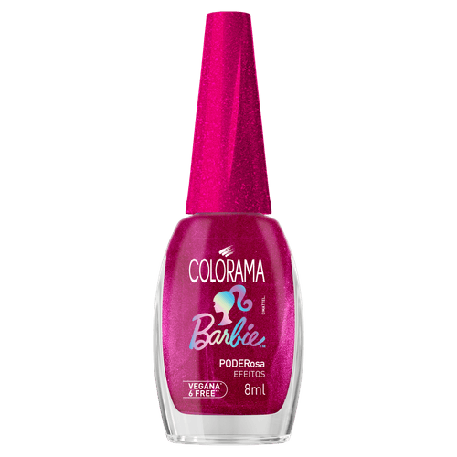 Esmalte Barbie Poderosa Cremoso 8ml Colorama