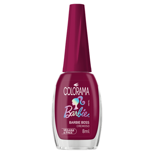 Esmalte Cremoso Barbie Boss 8ml Colorama