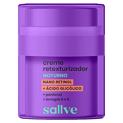 Creme Retexturizador Noturno Sallve - 30g