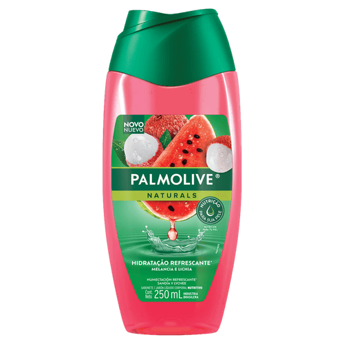 Sabonete Líquido Nutritivo Melancia e Lichia Palmolive Naturals - 250ml