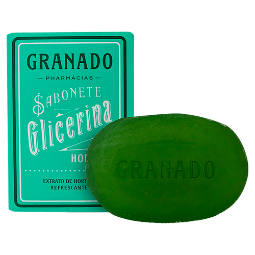 Sabonete Barra Glicerina Hortelã 90g Granado