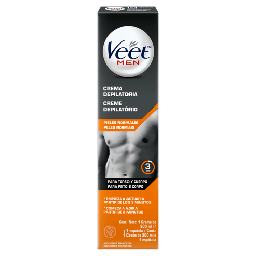 CREME DEPILATÓRIO VEET CORPORAL MASC 200ML