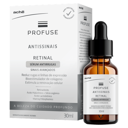 Antissinais Antirrugas Sérum Profuse Retinal - 30ml