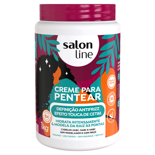 Creme para Pentear Definição Antifrizz 1kg Salon Line
