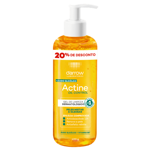 Gel de Limpeza Darrow Actine Oil Control - 400g