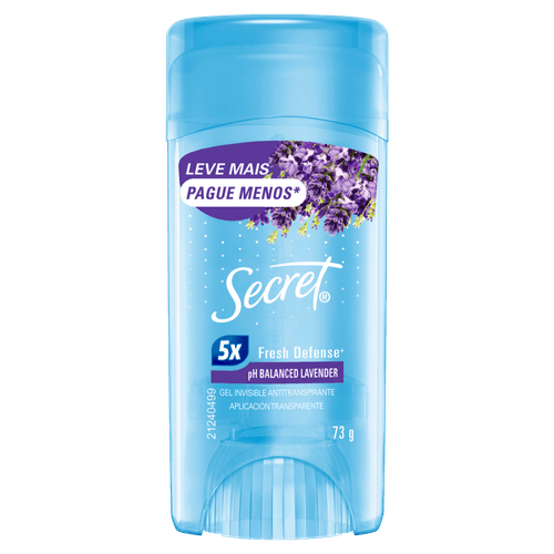 Desodorante antitranspirante sólido Lavender Secret 73g Lavanda PROCTER PERFUMARIA