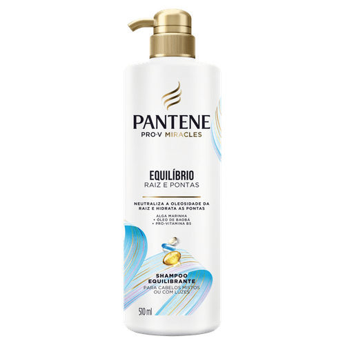 Shampoo Pantene Equilíbrio Raiz e Pontas 510ml