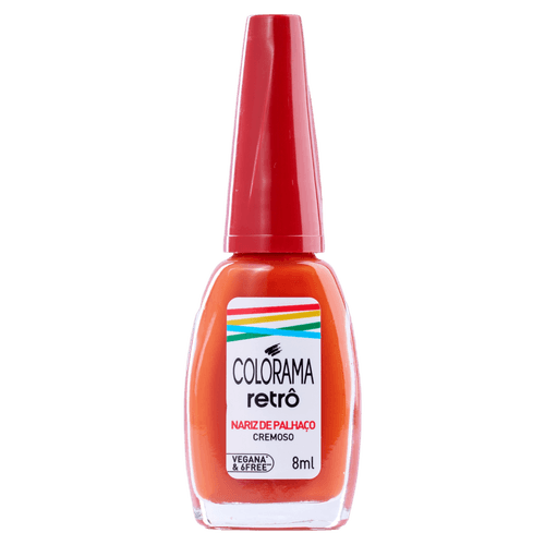 Esmalte Cremoso Nariz de Palhaço Colorama Retrô - 8ml