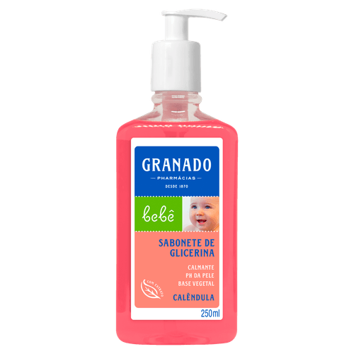 SABONETE LÍQUIDO GRANADO BEBÊ CALENDULA 250ML