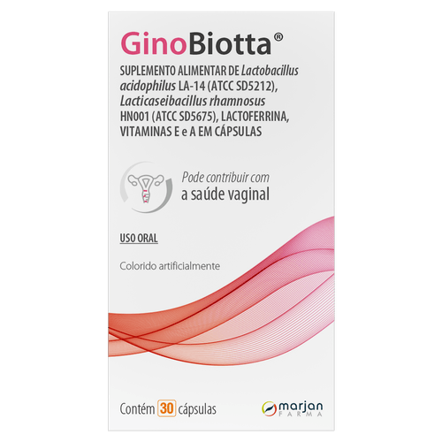Suplemento GinoBiotta - 30 Cápsulas