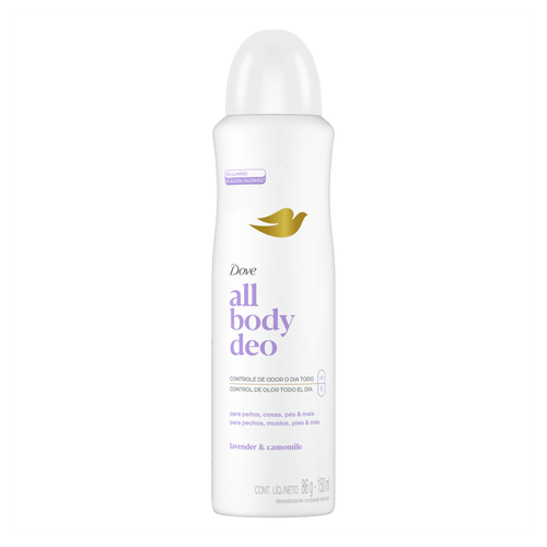 Desodorante Aerossol Lavender & Camomile Dove All Body Deo - 150ml