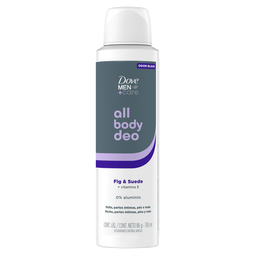 Desodorante Aerossol Fig & Suede Dove Men+Care All Body Deo - 150ml