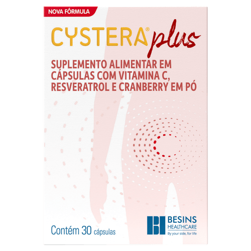 Suplemento Alimentar Cystera Plus - 30 Cápsulas