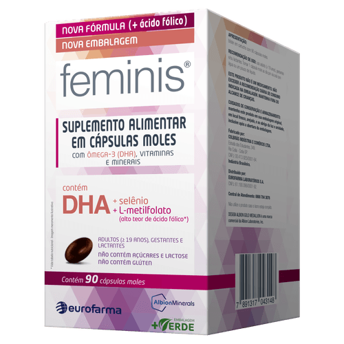 Suplemento Alimentar Feminis - 90 Cápsulas