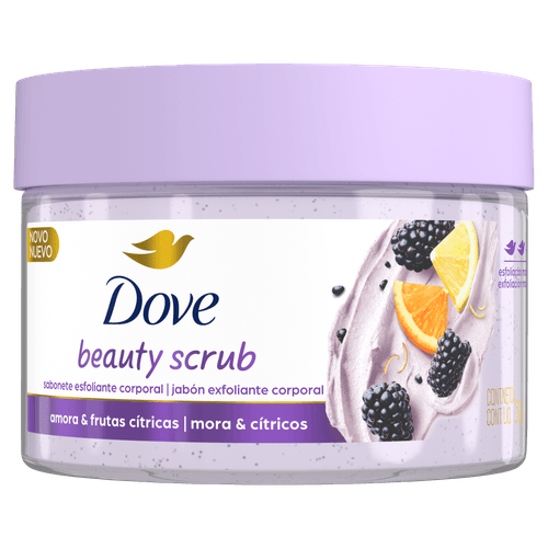 Sabonete Esfoliante Amora & Frutas Cítricas Dove Beauty Scrub - 280g