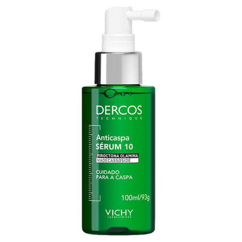 Sérum Anticaspa Dercos 10 Verde Translúcido 100ml Spray Vichy