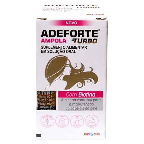 Suplemento Adeforte Turbo 3ml Solução - 2 Unidades