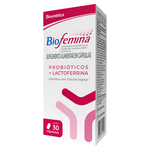 Suplemento Alimentar Bio Femina Zero Açúcar - 30 Cápsulas