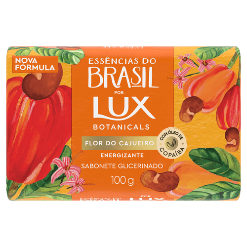 Sabonete Barra Lux Botanicals Essências do Brasil Flor do Cajueiro - 100g