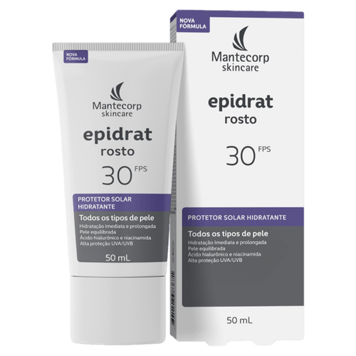 Protetor Solar Facial Hidratante FPS 30 Mantecorp Skincare Epidrat - 50ml