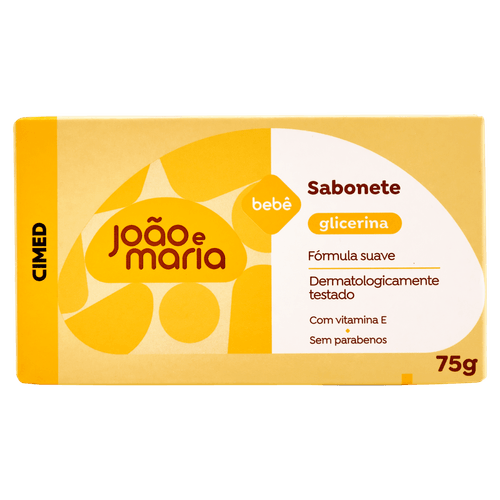 Sabonete Barra de Glicerina João e Maria - 75g