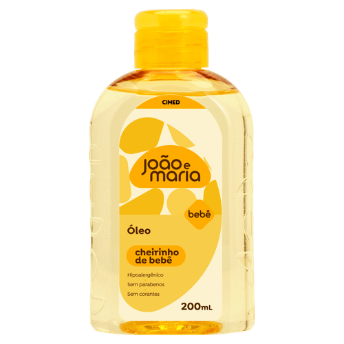 Óleo Cheirinho de Bebê João e Maria Cheirinho de Bebê - 200ml