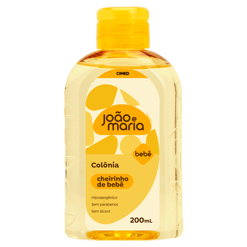 Colônia Cheirinho de Bebê João e Maria - 200ml