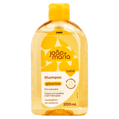 Shampoo Bebê de Glicerina João e Maria - 200ml