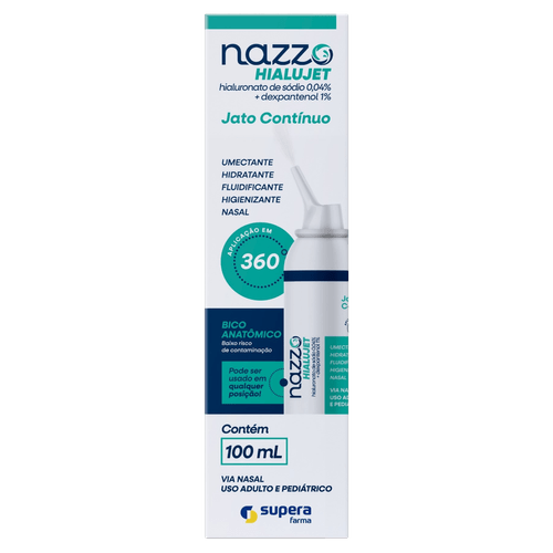 Lavagem Nasal Nazzo Hialujet - 100ml Spray