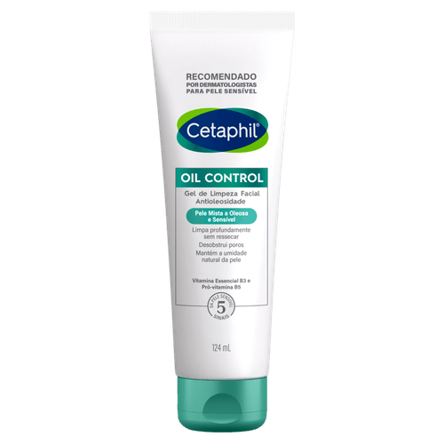 Gel de Limpeza Facial Oil Control Antioleosidade 124ml Cetaphil
