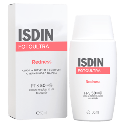 Protetor Solar Facial FPS 50 Foto Ultra Isdin Redness - 50ml