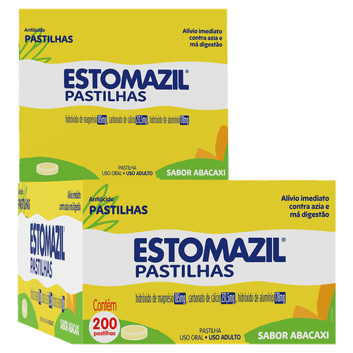 Estomazil 185mg Abacaxi Blister - 10 Pastilhas