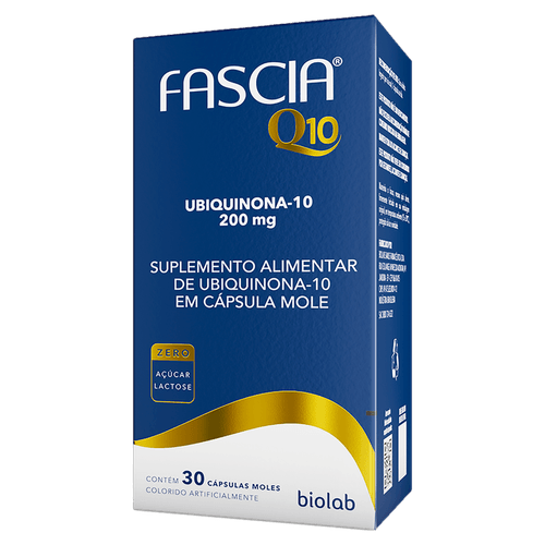 Suplemento Coenzima Q10 Fascia 200mg Cápsulas 30 Unidades