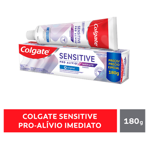 Creme Dental Colgate Sensitive Pro-Alívio Imediato -180g