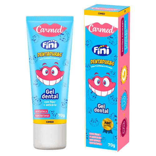 Creme Dental Carmed Fini Dentaduras - 70g