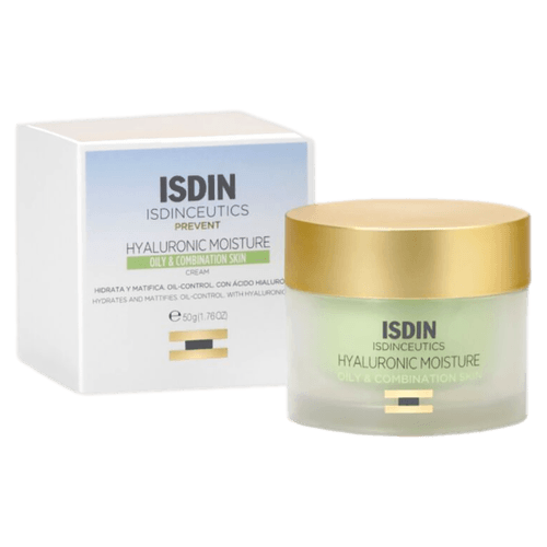 Creme Hidratante Facial  Isdin Isdinceutics Hyaluronic Moisture Oily & Conbination Skin - 50g