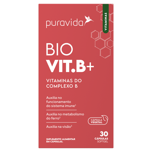Suplemento Vitamina B Puravida 30 Cápsulas